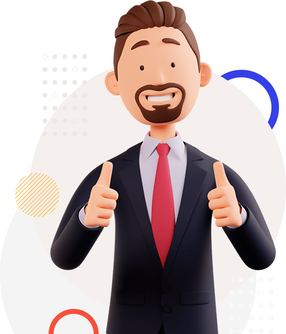 An image depicting a cartoon man representing Legal Consulting