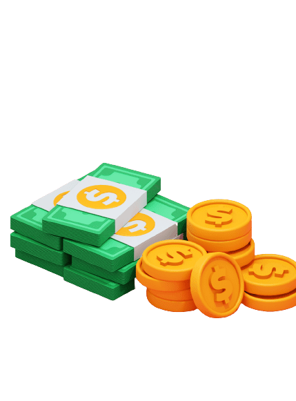 Image dipicting money in dollars